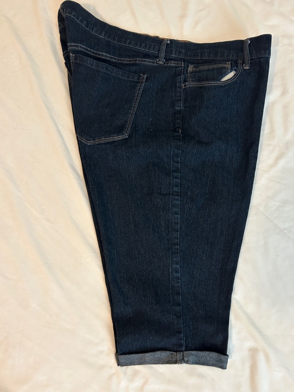 Old Navy The Diva Dark Wash Straight Leg Denim Capris Size 18